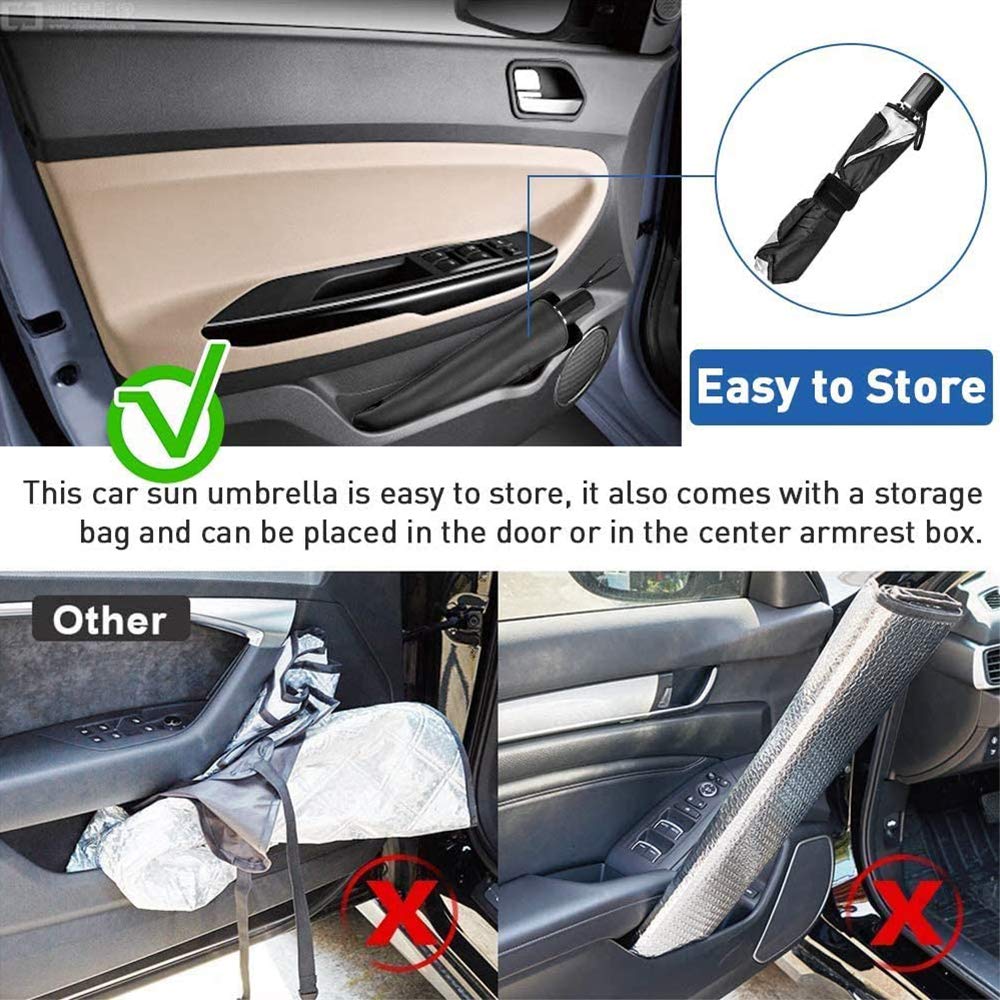 Car  Sun Shade - Car Windshield Umbrella