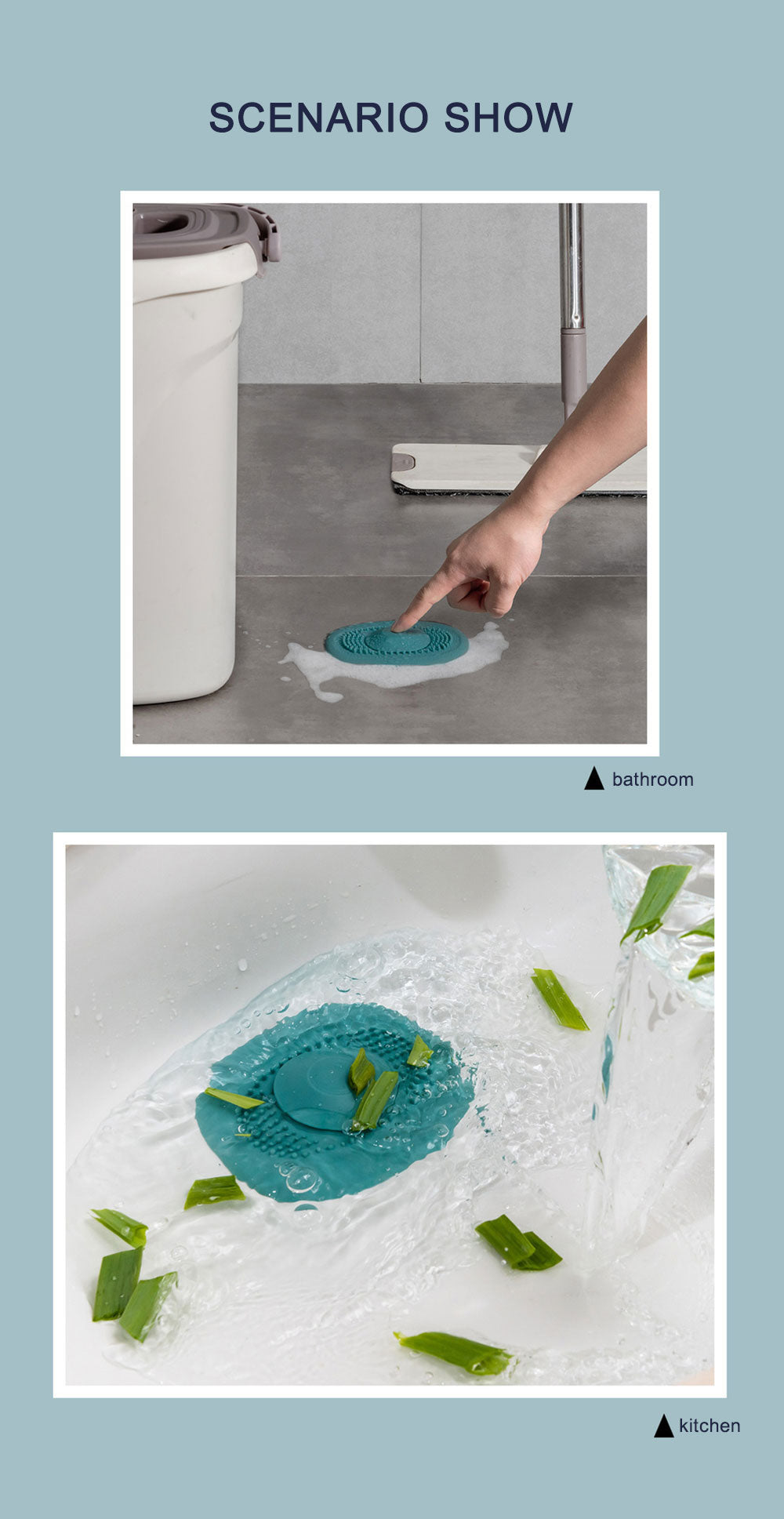 Silicon- Shower and Sink Filter -All in One