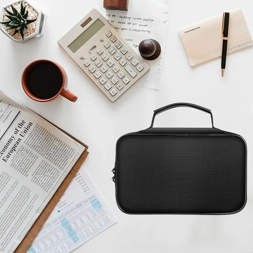 Fireproof Document Bag Safety Organizer