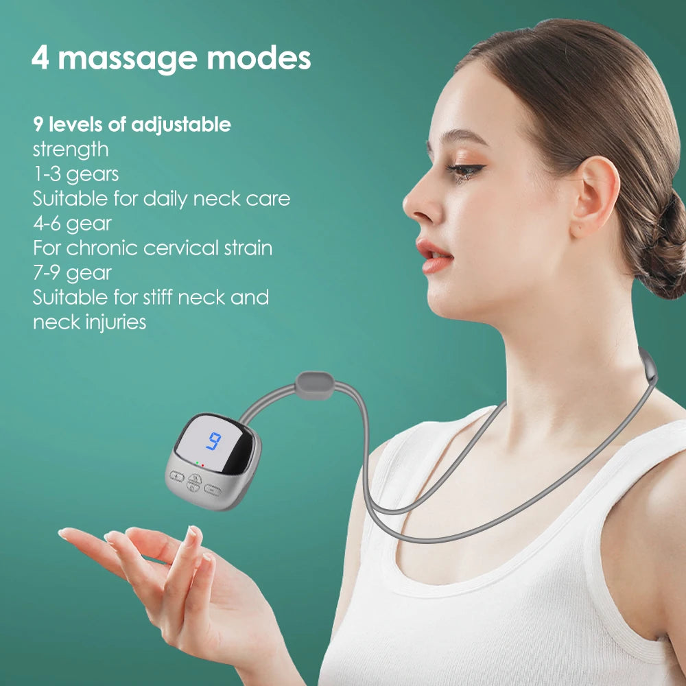 Portable Electric Neck Massager Micro-current Cervical