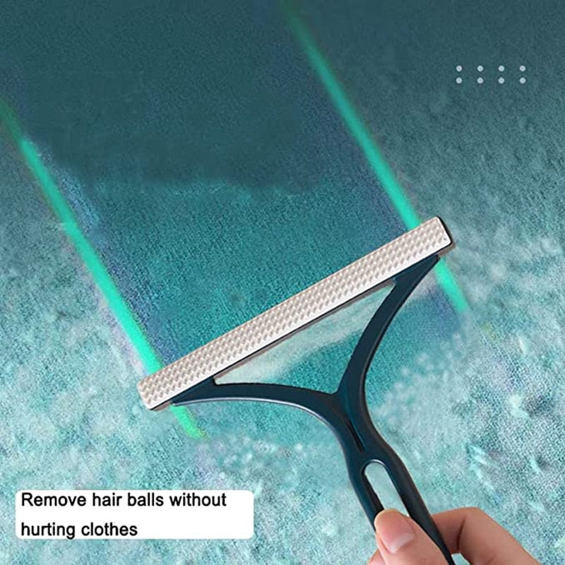 Erase Pet Hair and Lint Hassles with Silicone Double-Sided Clean Tool! 🧽🐾