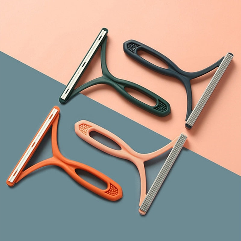 Erase Pet Hair and Lint Hassles with Silicone Double-Sided Clean Tool! 🧽🐾
