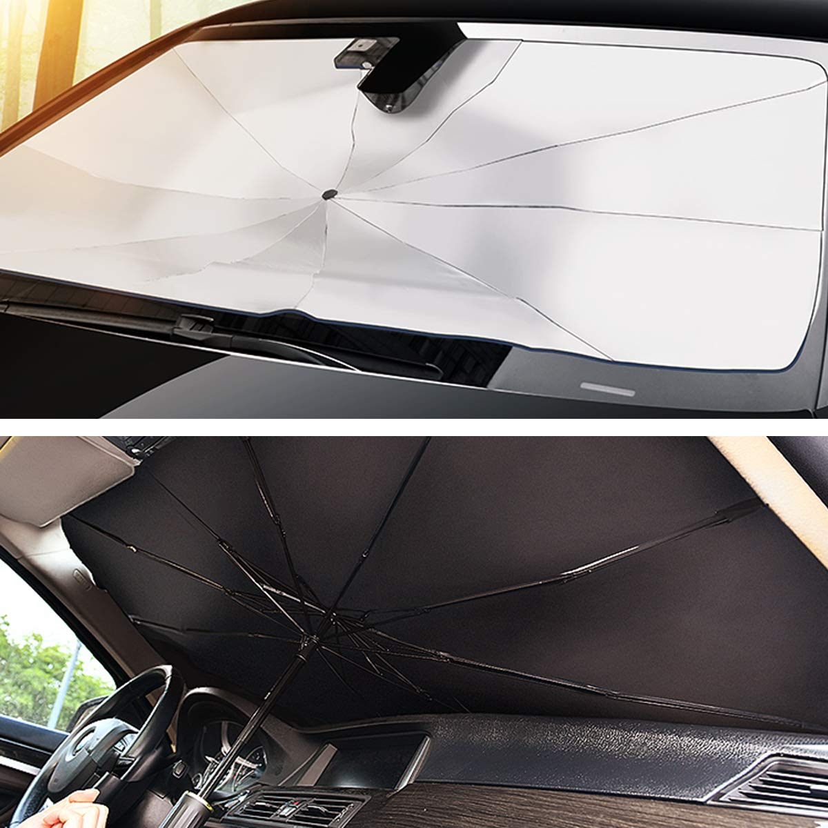 Car  Sun Shade - Car Windshield Umbrella