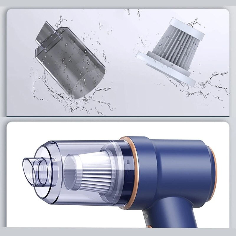 CAR AND HOME VACCUM-  Wireless, Portable, and Powerful