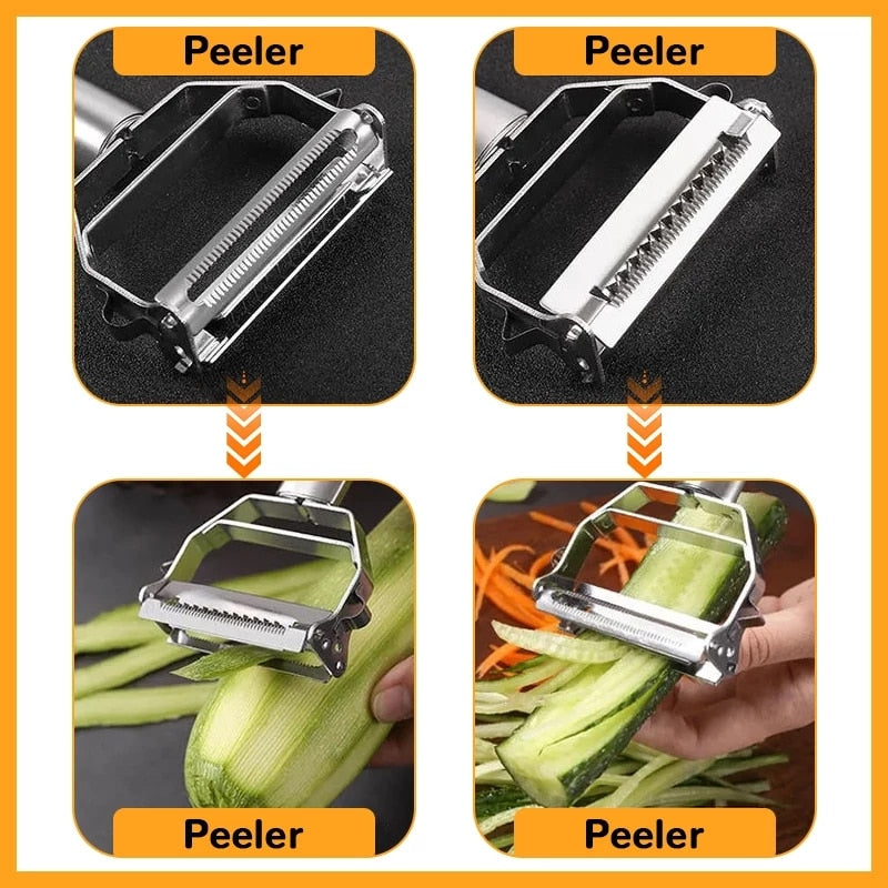 Multifunctional Fruit and Vegetable Peeler