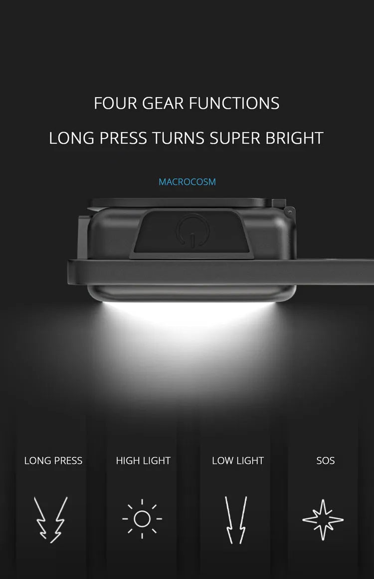 COB Flashlight Mini Portable Keychain Lamp | Portable Camping Light