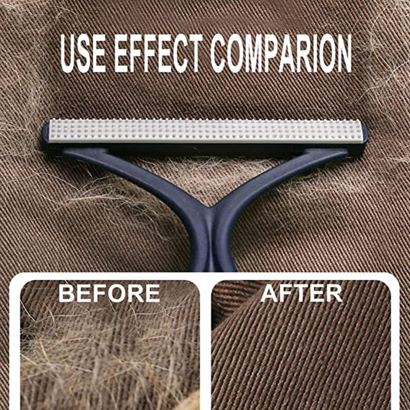 Erase Pet Hair and Lint Hassles with Silicone Double-Sided Clean Tool! 🧽🐾