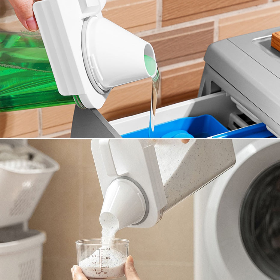 Laundry Detergent Dispenser | Softener | Powder | Bleach -Storage
