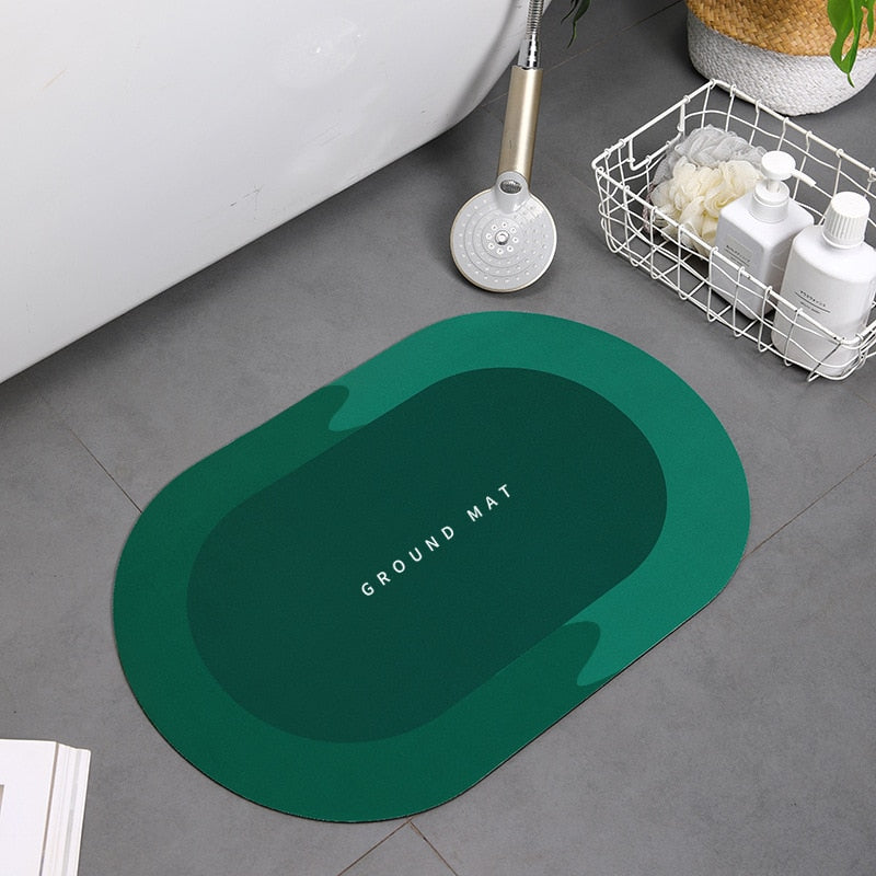 Super Absorbent Shower Bath Mat Bathroom Anti-Slip
