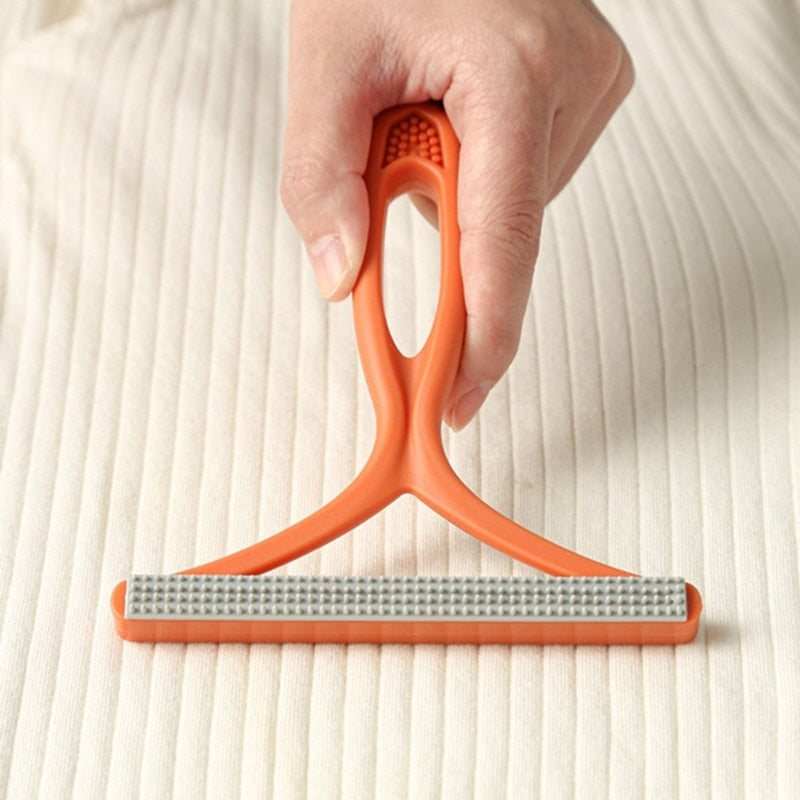 Erase Pet Hair and Lint Hassles with Silicone Double-Sided Clean Tool! 🧽🐾