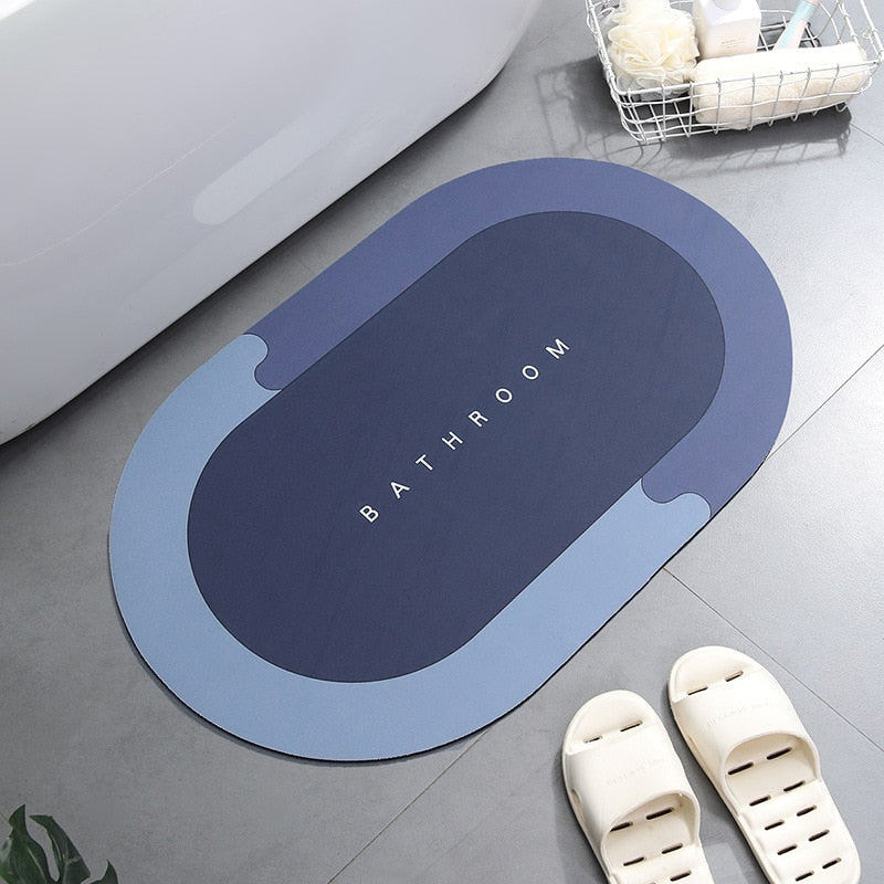 Super Absorbent Shower Bath Mat Bathroom Anti-Slip