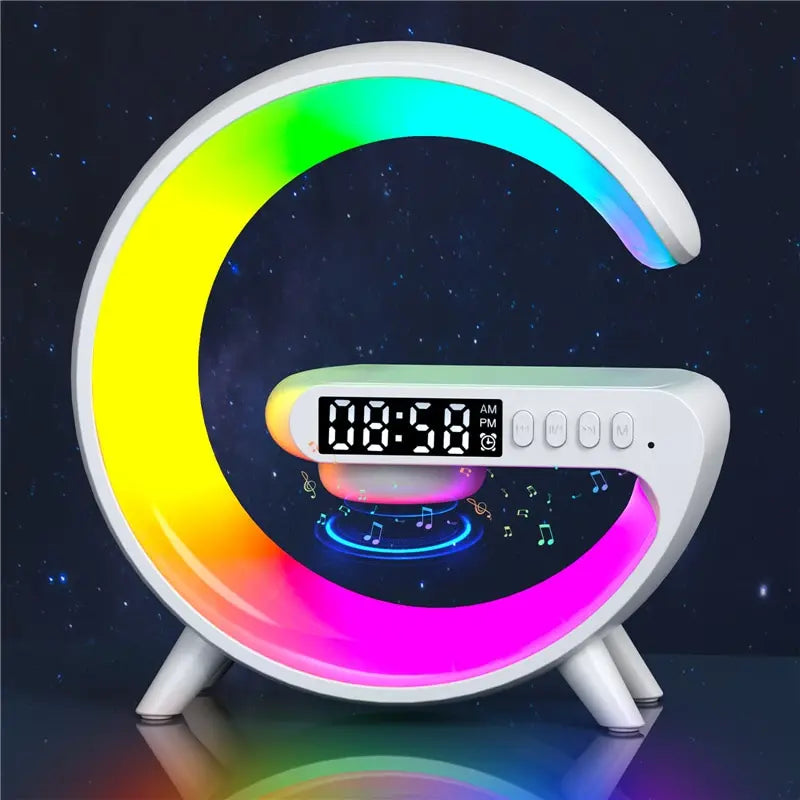 Mini Multifunction Wireless | Charger Pad Stand Speaker TF RGB