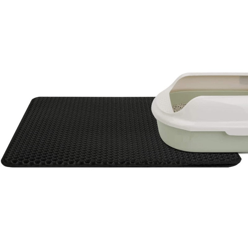 Double Layer Non-Slip Cat Litter Box Mat! 🐾