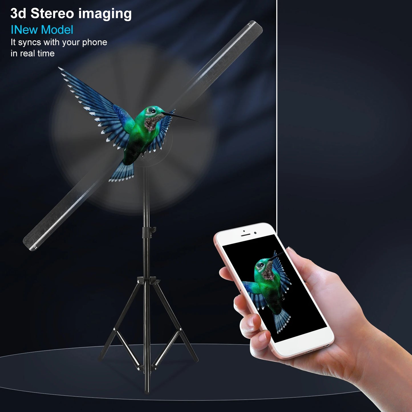 3D Holographic Projectors LED Fan Holographic