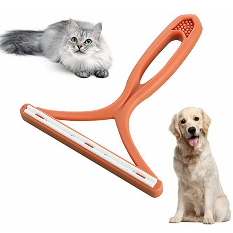 Erase Pet Hair and Lint Hassles with Silicone Double-Sided Clean Tool! 🧽🐾