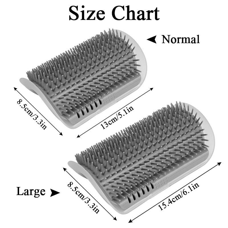 Cat Wall Corner Comb Brush Rubs