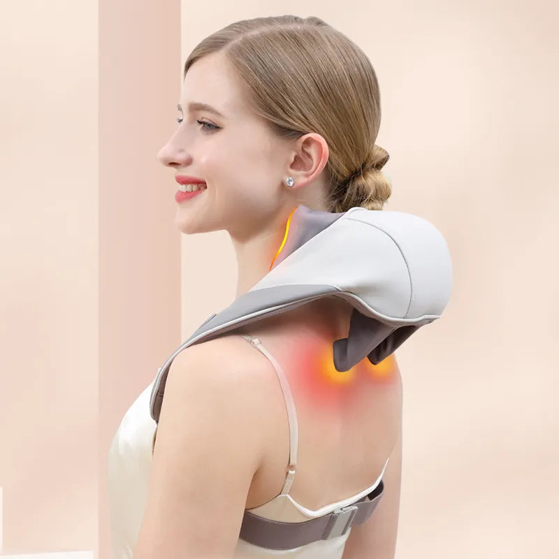 5D Kneading Shiatsu Massage | Shawl Neck Chiropractic Massager