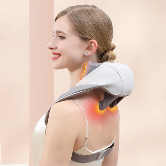 5D Kneading Shiatsu Massage | Shawl Neck Chiropractic Massager