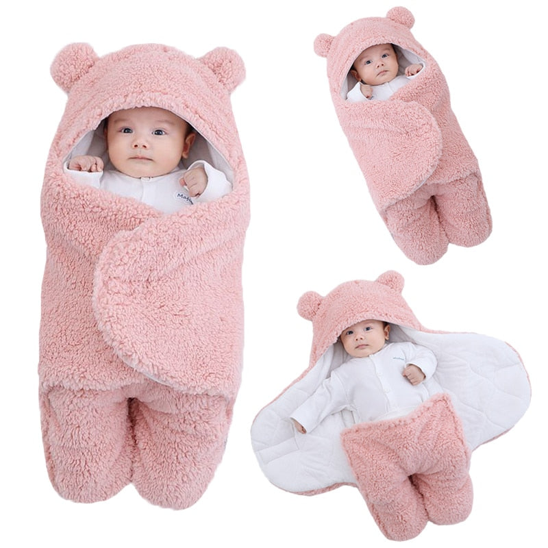 Cozy Cocoon -Newborn Baby Sleeping Bag and Wrap Blanket