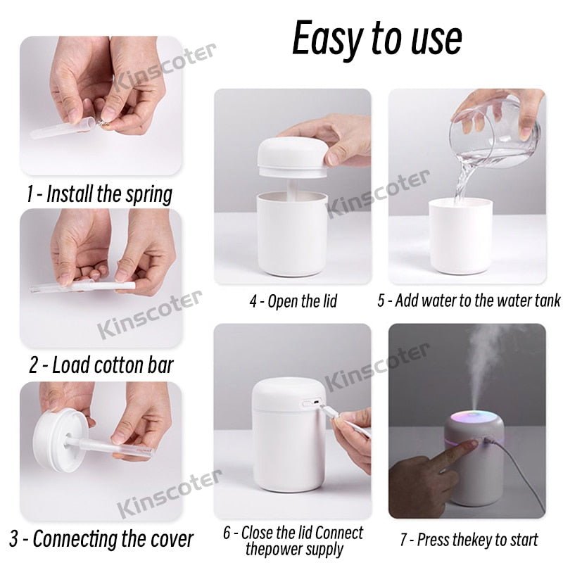 Car Air Humidifier - Portable Mini USB