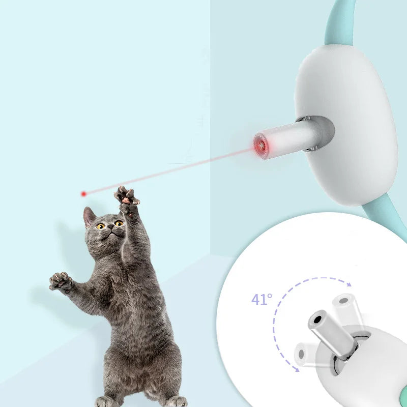 Laser Teasing Cat Collar Electric USB Charging
