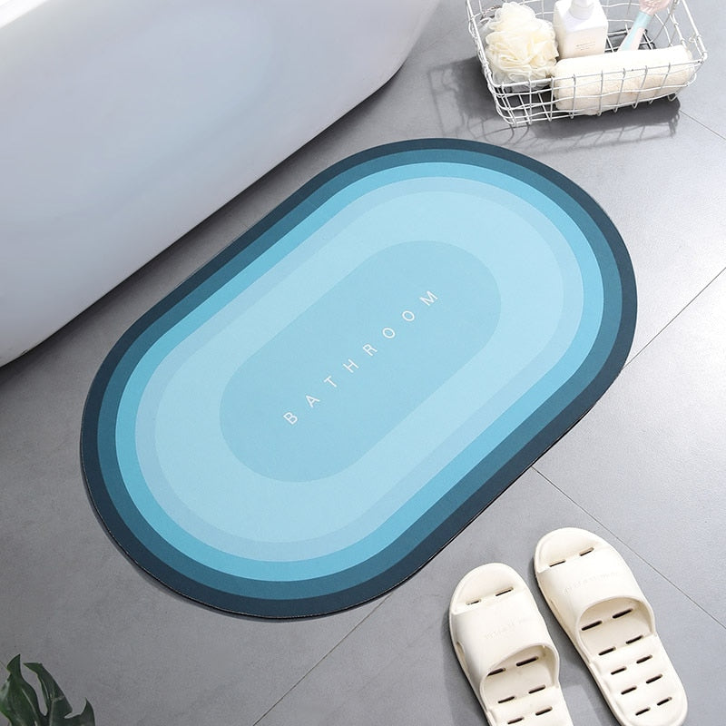 Super Absorbent Shower Bath Mat Bathroom Anti-Slip