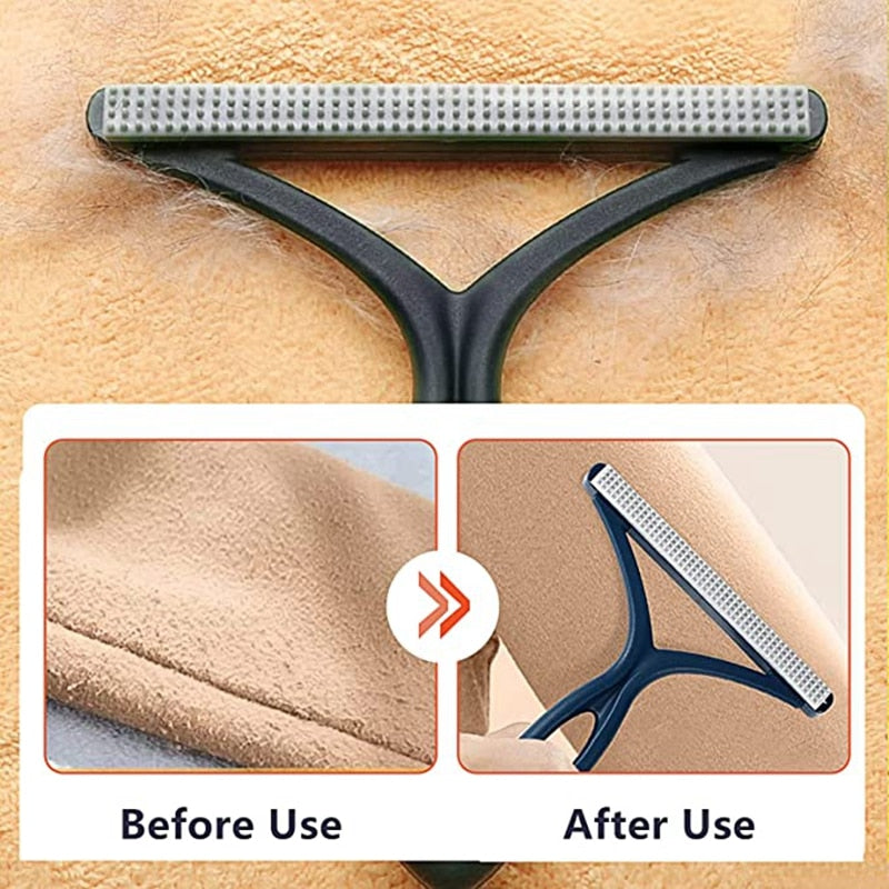Erase Pet Hair and Lint Hassles with Silicone Double-Sided Clean Tool! 🧽🐾