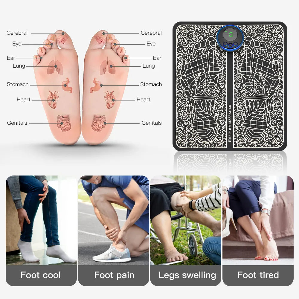 Feet-Friendly Muscle Stimulation EMS Foot Pad