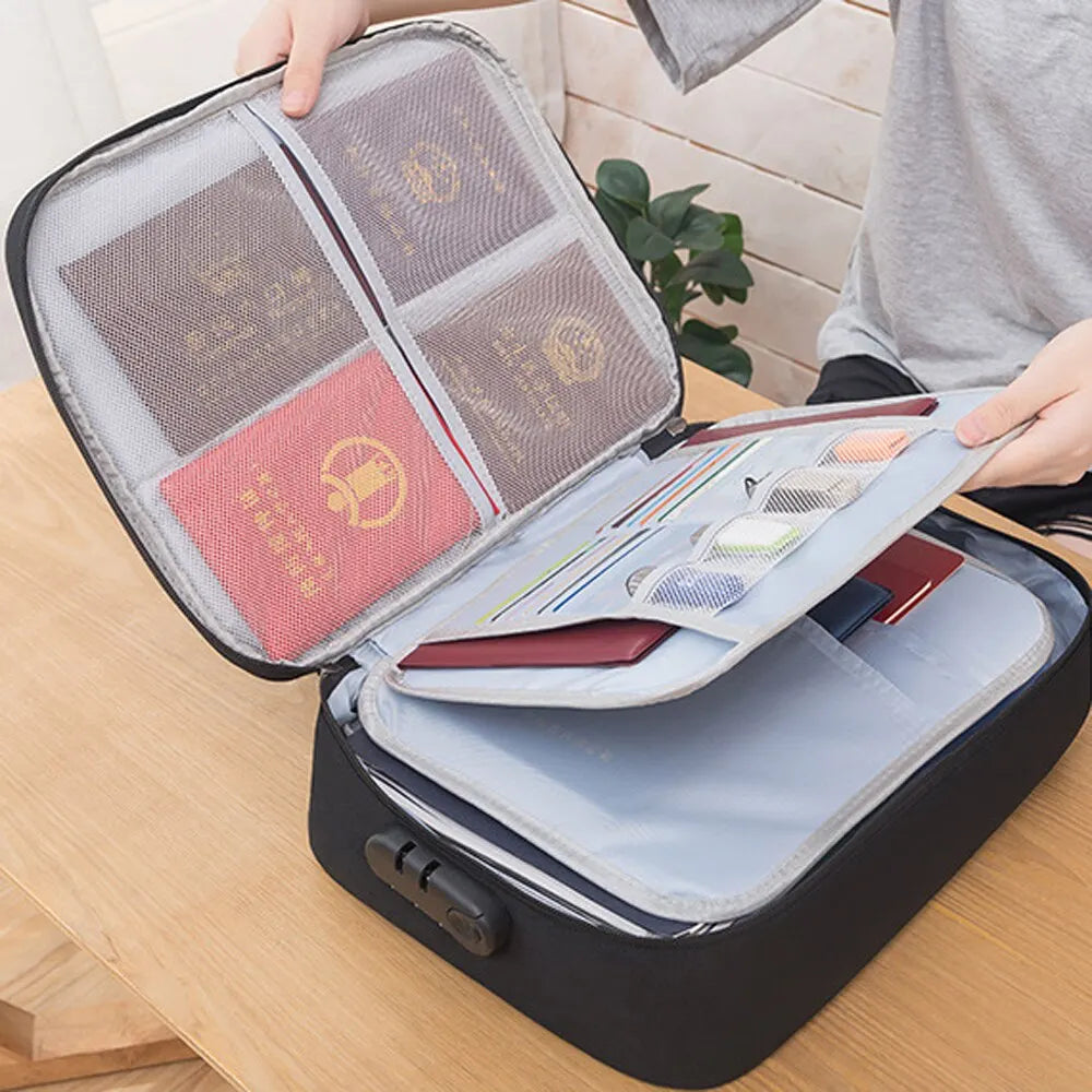 Document Storage Bag Tickets File Organizer