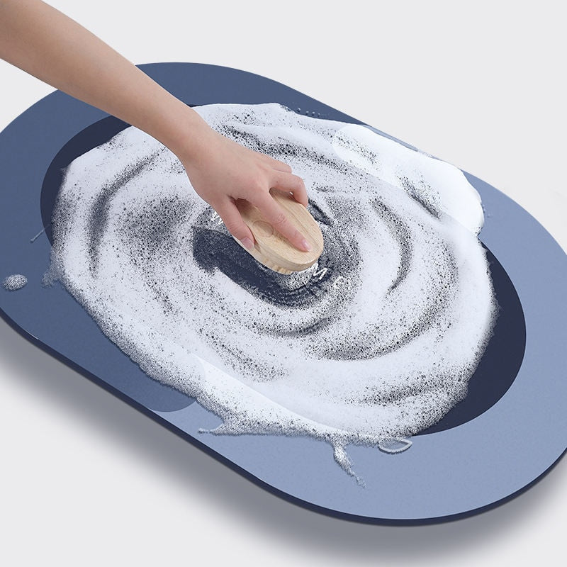 Super Absorbent Shower Bath Mat Bathroom Anti-Slip
