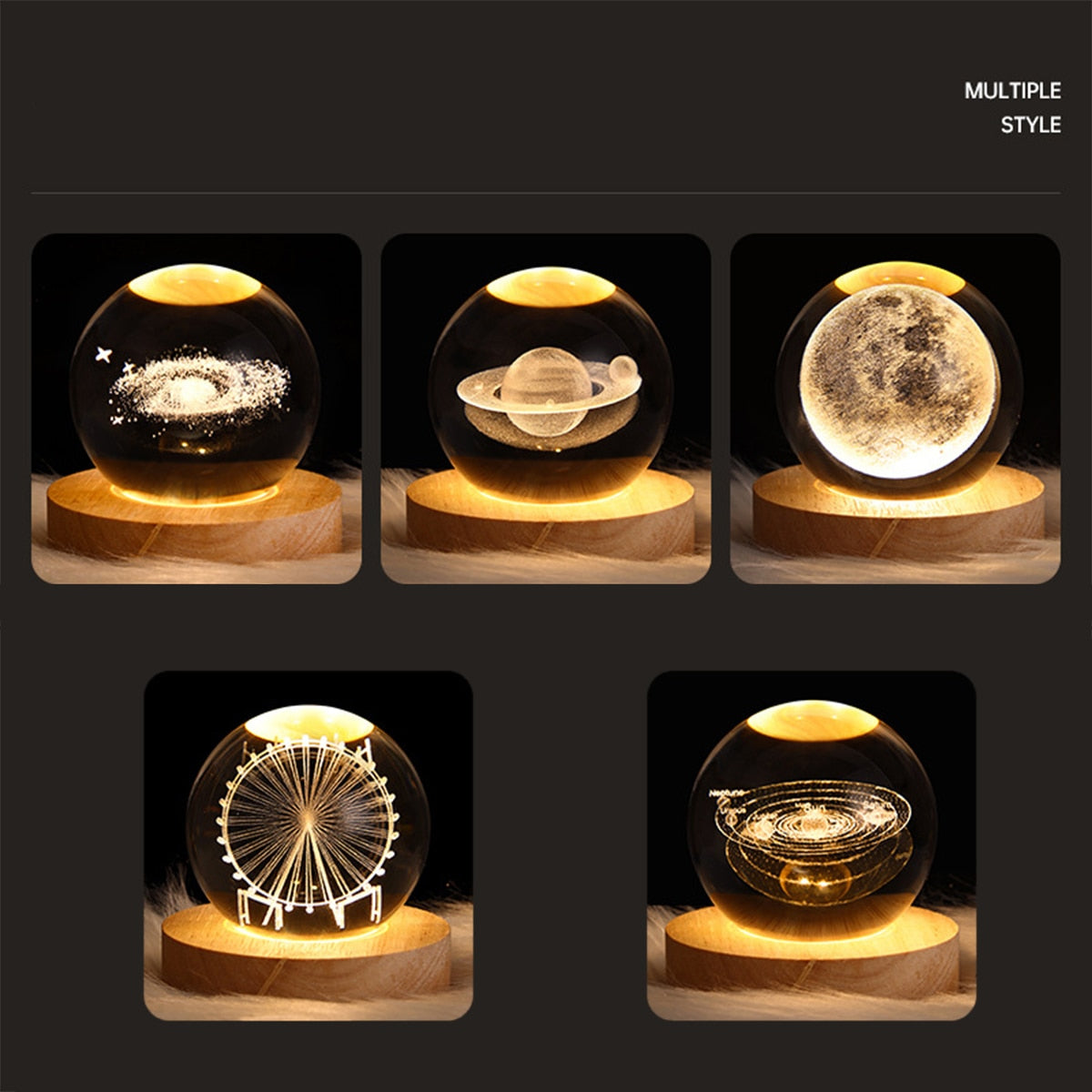 Astronomy Crystal Lights - Ramadan Decoration Mood light