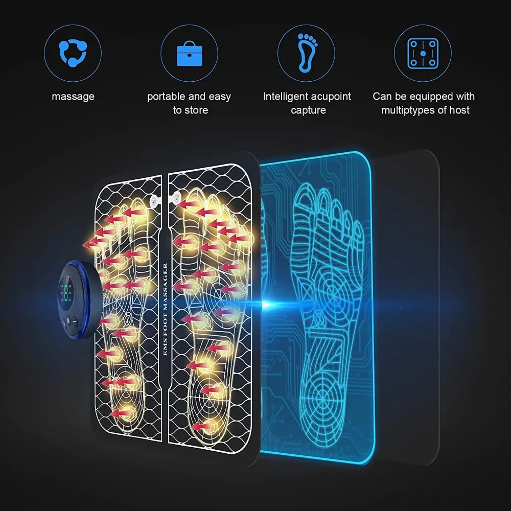 Feet-Friendly Muscle Stimulation EMS Foot Pad