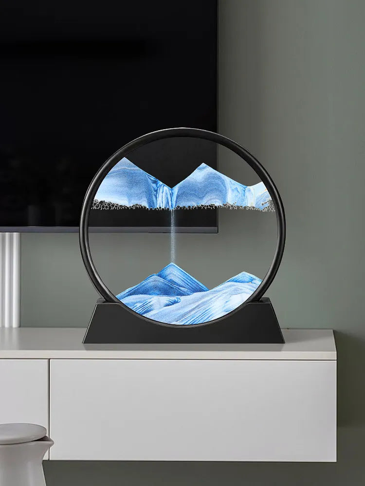3D Moving Sand Art Picture Round