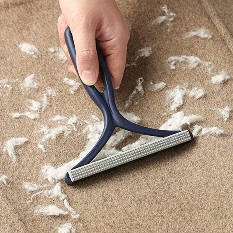Erase Pet Hair and Lint Hassles with Silicone Double-Sided Clean Tool! 🧽🐾