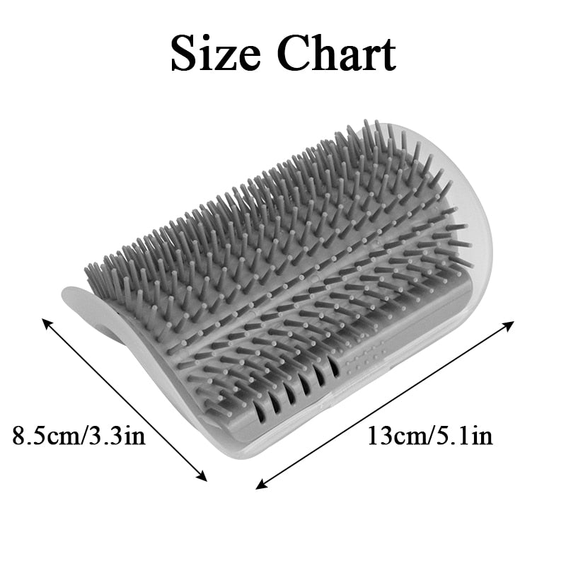 Cat Wall Corner Comb Brush Rubs