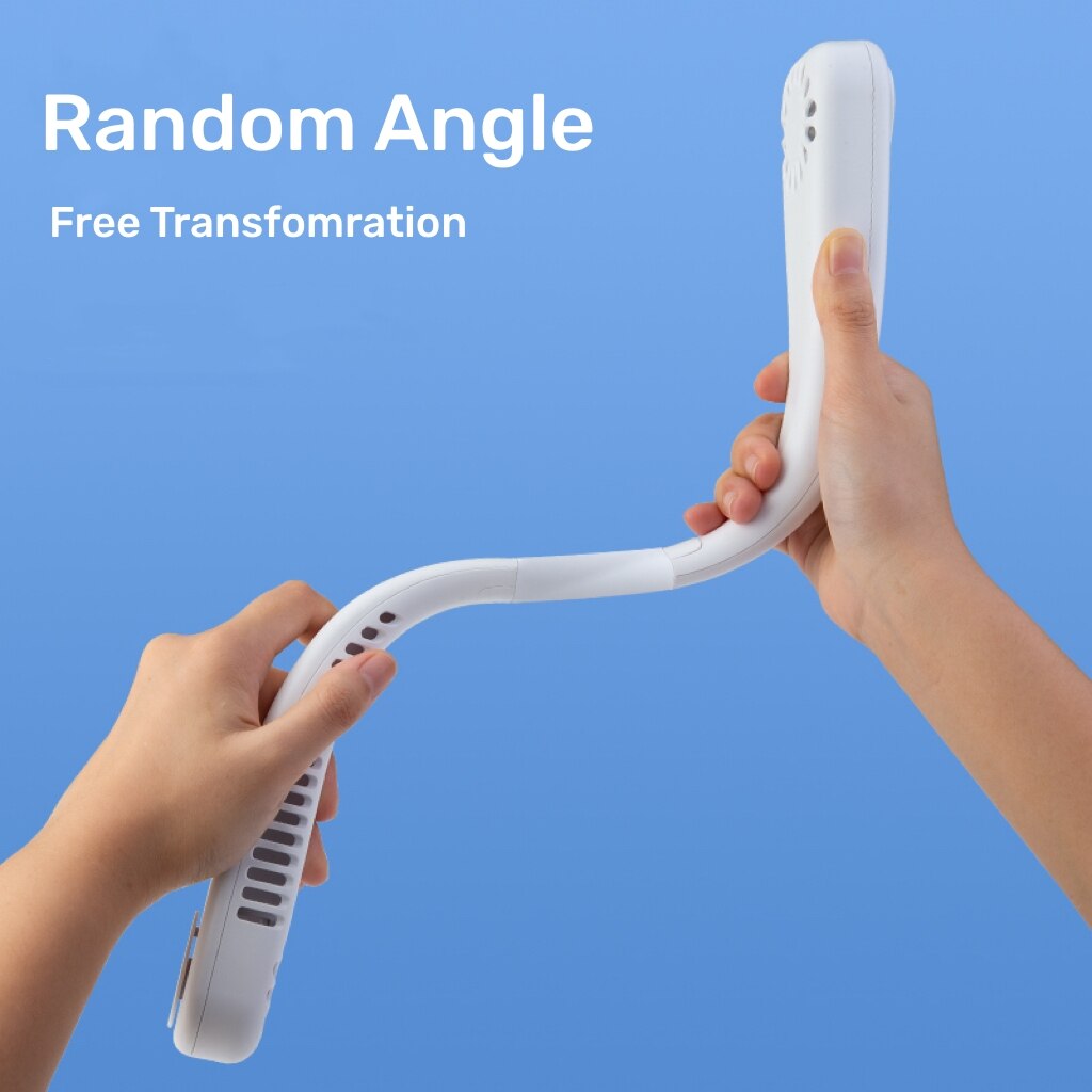Neck Fan  Rechargeable Wearable - Cool for the Summer!