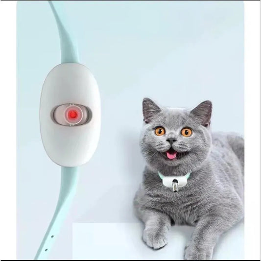 Laser Teasing Cat Collar Electric USB Charging