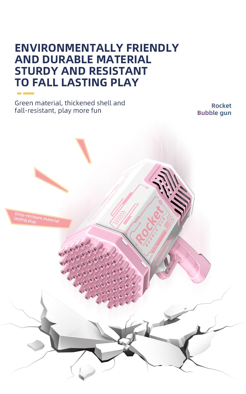 Blast Off with Bubble Fun: Rocket 69 Bubble Gun
