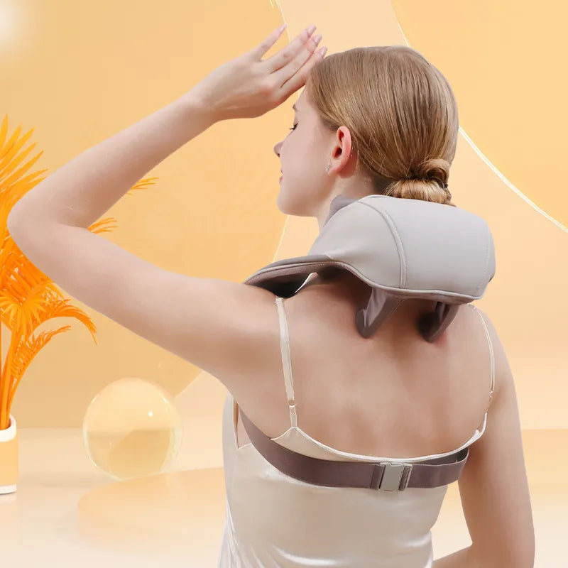 5D Kneading Shiatsu Massage | Shawl Neck Chiropractic Massager