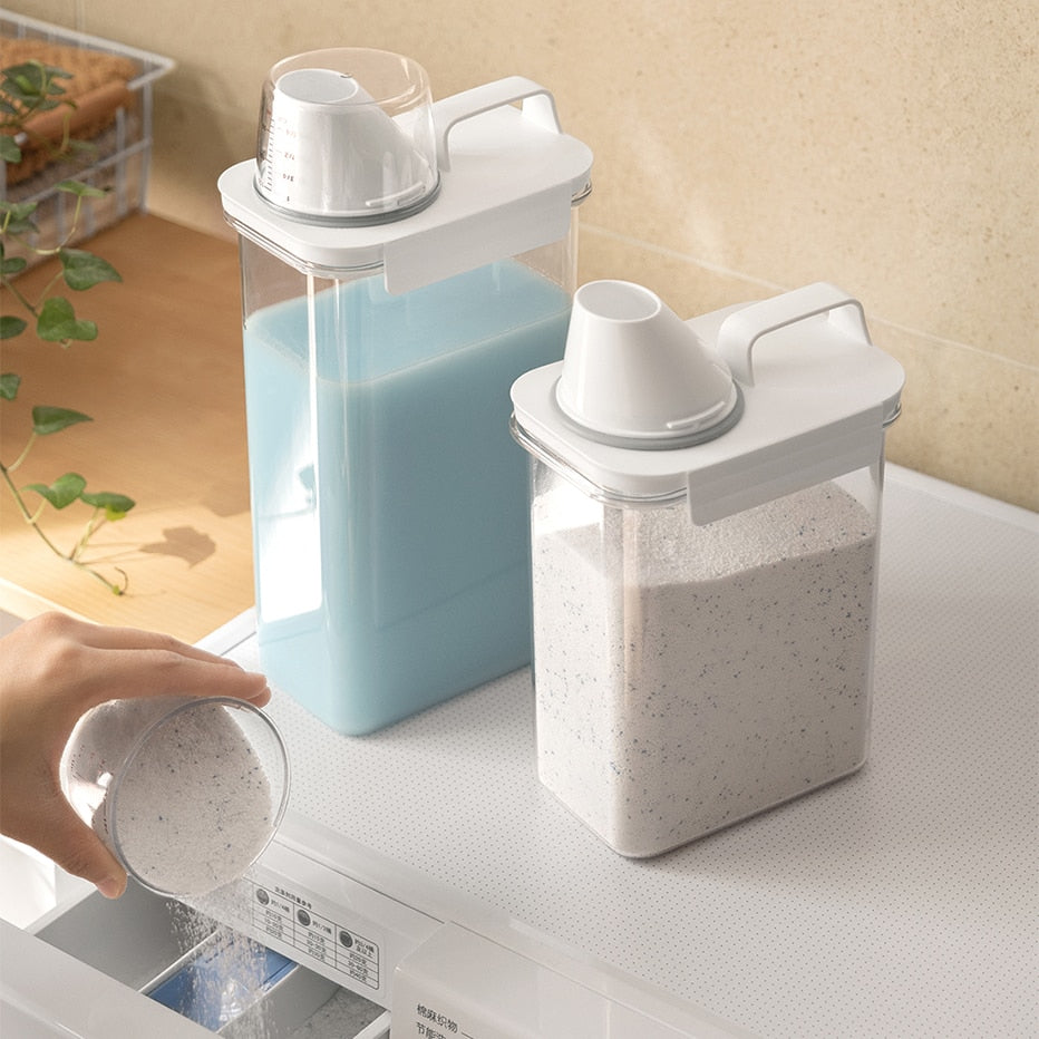 Laundry Detergent Dispenser | Softener | Powder | Bleach -Storage