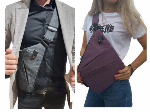 Mini Cross Body/Sling Bag for Unisex - Travel Sling Bag /Body Bag