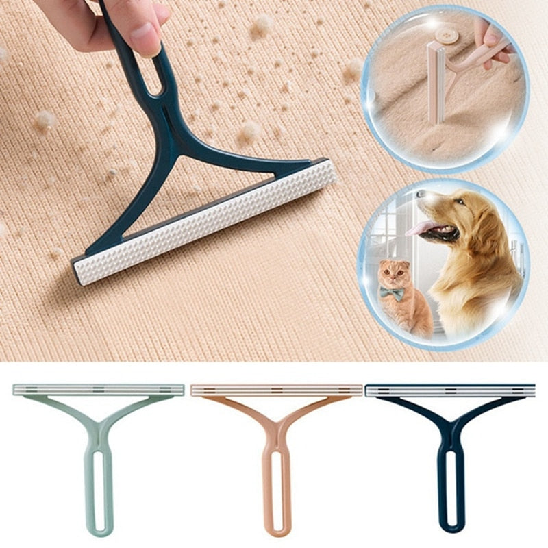 Erase Pet Hair and Lint Hassles with Silicone Double-Sided Clean Tool! 🧽🐾