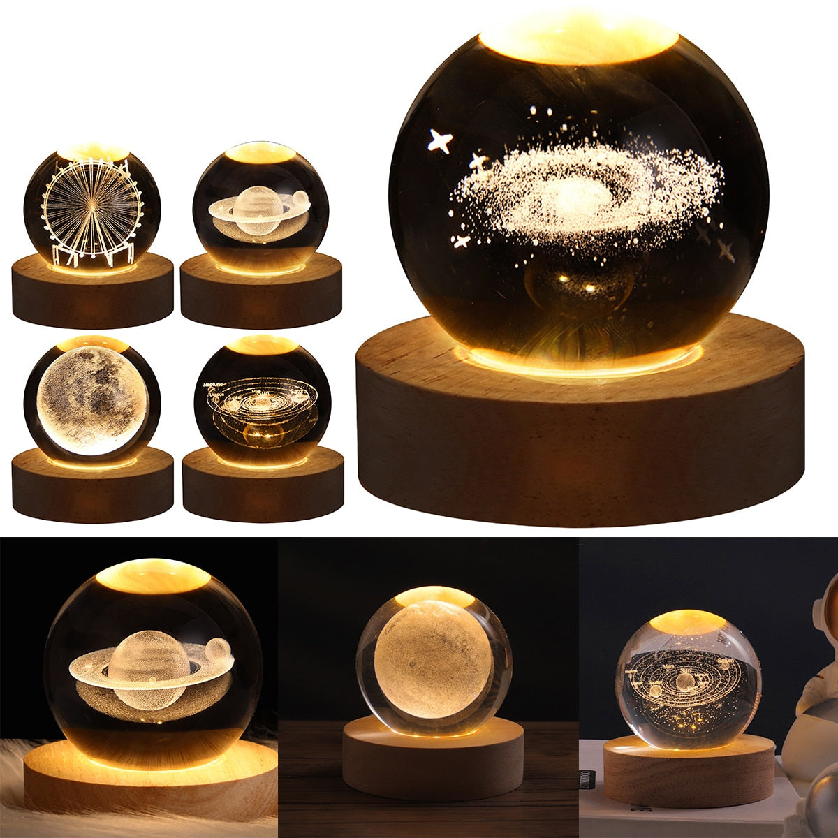 Astronomy Crystal Lights - Ramadan Decoration Mood light